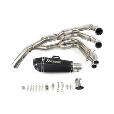 For Yamaha YZF R6 2006-2020 High Performance Full Exhaust Pipe System Kits Black picture