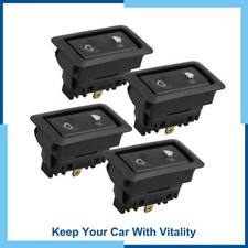 Universal Pack (4) DC 12V 6 Pins Car Electric Illuminated Power Window Switch picture