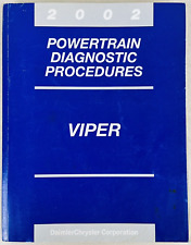 2002 Dodge Viper Powertrain Diagnostic Procedures Service Repair Manual Book picture