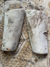 1957 1958 Cadillac Front Seat Side Trim Shields End Cap Panels Pair OEM DeVille picture