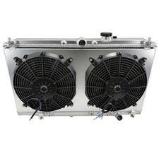 For Acura Honda CL Accord Prelude L4 94-01 AT Aluminum Radiator+Fan Shroud 1494 picture
