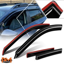 For 10-14 Subaru Outback Tap-On Side Window Visors Sun Guards Rain Deflector picture