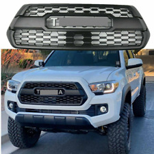 Front Bumper Grill With Accessories For 2016-2023 Tacoma Matte Black ABS picture