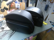 Viking Bags  Saddlebags Harley Dyna Fat Bob FXDF 2008-2017 Hard Mount OEM picture