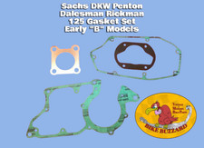 Sachs Monark DKW Penton Rickman Dalesman Hercules 125 B Model Gasket Set  NEW picture