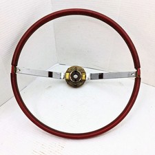 1952-1957 Ford Lincoln Premier Steering Wheel Red Original OEM picture