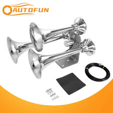 3Pc Trumpet Train Horn Kit with 150 PSI Air Compressor For Car Truck Train 150DB picture