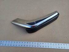 1981-1991 Jaguar XJS LEFT FRONT Chrome Bumper Molding Metal Rubber BAC2935 Used picture
