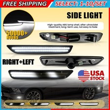 4-40x Front Rear For 10-14 Ford Mustang AR3Z15A201A LED Side Marker Light White picture