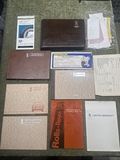1982 ROLLS ROYCE SILVER SPUR MULSANNE OWNERS MANUAL - SET picture