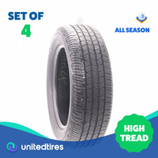 Set of (4) Used 245/60R20 Michelin Defender LTX M/S 2 111H - 8-8.5/32 picture