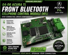 04-06 ACURA TL FRONT BLUETOOTH CELLPHONE CONTROL MODULE HFL GENUINE GREEN OEM picture
