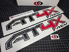 AT4X AEV Decals (2pk) Bedside Fender Stickers Fits 2022-26 Sierra Canyon AT4 4x4 picture
