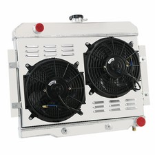 4ROW Radiator For 1972 1973 1974 1975-1986 Jeep CJ5 CJ6 CJ7 w/ CHEV V8 Swap AT picture