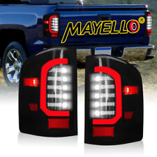 Pair For 2007-13 Chevy Silverado 1500 2500 HD GMC Sierra  LED Tail Lights Smoke picture