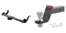 CURT Trailer Hitch Tow Kit 2in Receiver Class 3, Ball Mount, Pin & Clip - 13292 picture