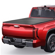 Hard Tri-Fold Tonneau Cover Low Profile Fits 2022-2025 Toyota Tundra 3.4L 5.5FT picture