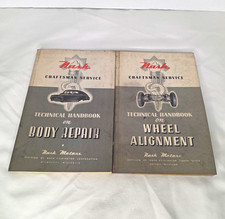 Vintage Nash Motors Technical Handbooks Body Repair Wheel Alignment OEM Lot picture