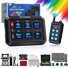 12V Wireless RGB 6 Gang Switch Panel Remote Control LED Relay Circuit System Box picture