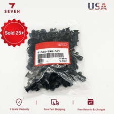 NEW 100PCK for HONDA BUMPER / UNDER COVER RETAINER CLIP 91505-TM8-003 US picture