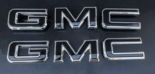 NEW Front & Rear Emblem Chrome kit For 2019 - 2026 GMC Sierra 1500 2500HD 3500HD picture