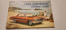 1963 Chevrolet Passenger Car Owners Manual Guide  Original Vintage picture
