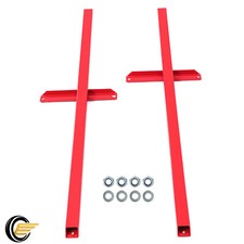For 1979-2004 Ford Mustang RED Gauge Subframe Control Arm Sub Frames Connectors picture