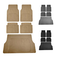 FH Group Universal Car Rubber Floor Mats Heavy Duty All Weather Mats picture