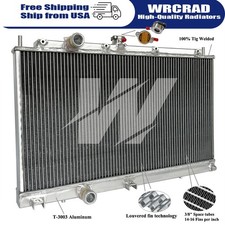 MT Aluminum Radiator For Mitsubishi Lancer Evo 4 5 6 IV/V/VI 1997-2000 1998 1999 picture