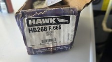 New Hawk High Performance Front Disc Brake Pad Set HB268F.665 Nissan Infiniti picture