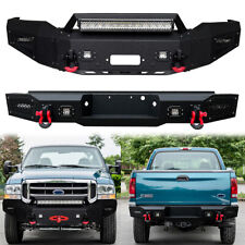 Vijay For 1999-2004 Ford F250 F350 Steel Front or Rear Bumper with LED Lights picture