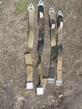 Pair of Aviator Hickok Lap Belts  Vintage TROG Dated 1960 Red Label  Rod Porsche picture