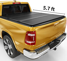 5.7 ft / 5.8ft Bed Tonneau Cover Hard Tri-Fold for 09-24 Dodge Ram 1500 Truck picture