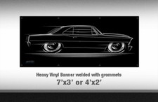 BIG BANNNER Chevy Nova 1966 1967 Chevrolet Chevy II SS 66 67 sign poster picture