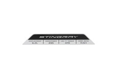 2025 Chevrolet Corvette Stingray Engine Specification Plaque Sticker GM 87818050 picture