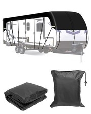 RV Caravan Roof Cover Heavy Duty Waterproof 29ft 210D Oxford Cloth for Trucks picture