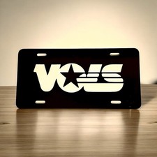 Tennessee Volunteers Laser Engraved License Plate Black Metal Tag picture