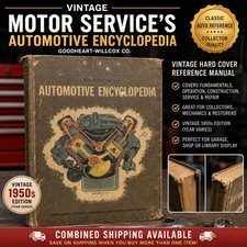 Vintage Motor Service's Automotive Encyclopedia Goodheart-Willcox Hardcover Auto picture