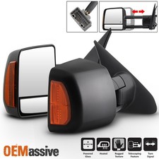 Fits 07-19 Tundra 2008-2019 Sequoia LED Signal Power Heated Towing Side Mirrors picture
