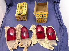 VW KARMANN GHIA TAIL LAMP LENS, 1970-1971, NOS, OEM, GERMAN, HELLA, ONE NEW PAIR picture