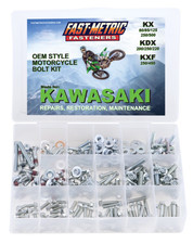 250pc Kawasaki KXF Bolt Kit KXF250 KXF450 KX250F KX450F engine frame body fasten picture