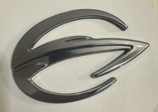 NEW OEM CROWNLINE BOAT SILVER (CHROME) 2.77x4.27