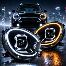 Headlights For 2010-2016 Mini Cooper Countryman R60 LED Projector Animation picture