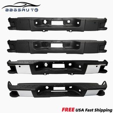 Complete Rear Step Bumper w/Side Pedal For 2007-2013 Chevy Silverado Sierra 1500 picture