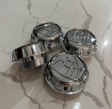 4pcs Mercedes Benz Maybach C63s E63s CLS63s Chrome AMG Center Caps Screw On 60mm picture