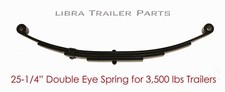 LIBRA trailer leaf spring -4 leaf double eye 1750lbs for 3500 lbs axle - 20015 picture
