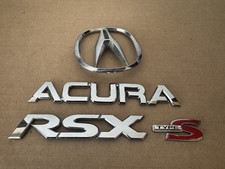 FREE SHIPPING OEM 2002-2006 ACURA RSX TYPE S REAR  EMBLEM Badge Set picture