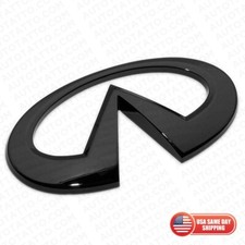 17-22 Infiniti Q60 Rear Luggage Lid Nameplate Emblem Badge Logo Gloss Black picture