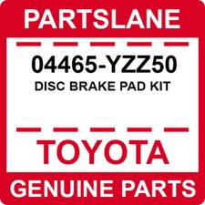 04465-YZZ50 Toyota OEM Genuine DISC BRAKE PAD KIT picture