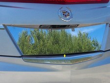 QAA Stainless Steel Chrome License Plate Bezel - Scratch Guard for Cadillac picture